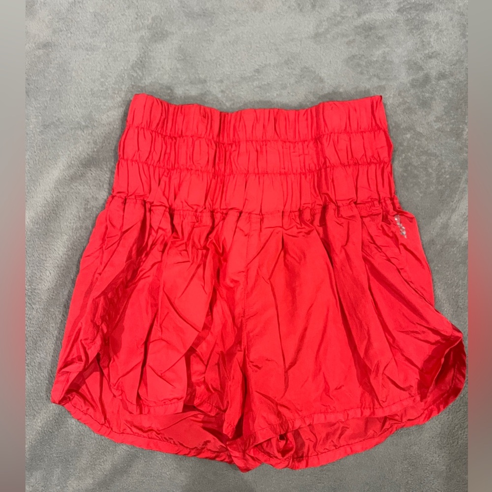 Free people movem red shorts size small